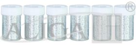 Brokat MT-0218(94)srebrny bio, 8g 6szt./op.