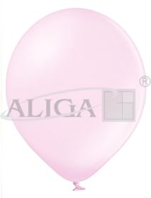 Balony BAL27-308M metal., kolor jasnoróżowy, rozm. 27cm, op. 100szt.