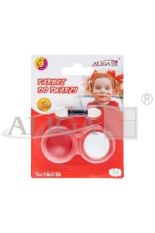 Farby FA002 do malowania twarzy i ciała, blister zawiera 2 farby i aplikator