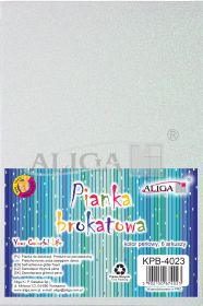 Pianka KPB-4023 perłowa z brokatem, format A4, op.6szt.