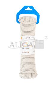 Sznurek bawełniany SB-3520 biały 4mm x 30m