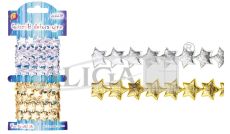 Taśma TCX-9128 gwiazdki 2 kolory x 2m, szer. 1,5cm