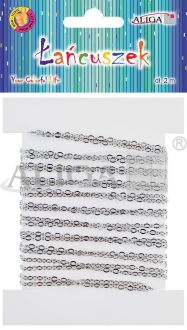 Łańcuszek ZWB-3605 w kolorze srebrnym, rozm. 2,5mm, dł. 2m