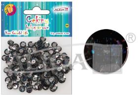 Holographic sequins MT-0213(89)Black 10g.