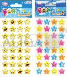 Stickers NK-3718 Foam Stars