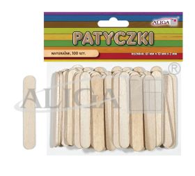 Patyczki PK-0067 bezbarwne op.100szt. 65x10x2mm