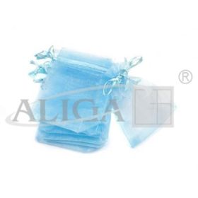 Woreczki SO-30-02 z organzy błękitne 10x15cm op.24szt.