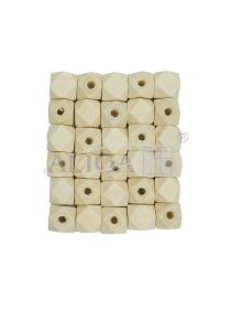 Koraliki drewniane PJ-0768 geometryczne 12mm op.30szt. PROM