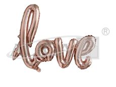 Balony foliowe BF-7644 LOVE różowo złote PROM