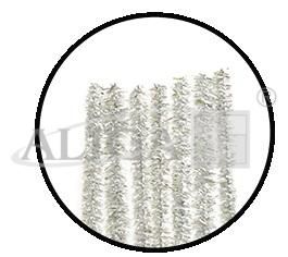 Druty pluszowe DPK-02 metalizowane srebrne