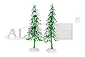 Choinki z tworzywa CHP-17 na plast. podstawce, rozm. 16,5cm, op. 2szt.