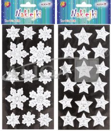 Naklejki przestrzenne NKX-5418 św., rozm. 10x20cm