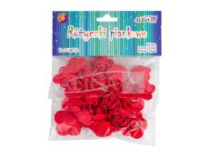 Różyczki piankowe PKW-9563 czerwone, op. 22szt.