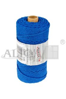 Sznurek bawełniany SBW-106 c.niebieski 3mm x 100m (splot 21 nitek)