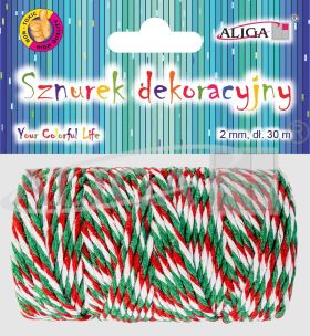 Sznurek dekoracyjny SZ-9041 rozm. 2mm x 30m