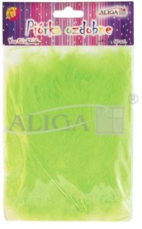 Feathers Light Green (P-135) 10-12cm pack.50pcs.