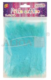 Feathers Turkus (P-143) 10-12cm pack.50pcs.