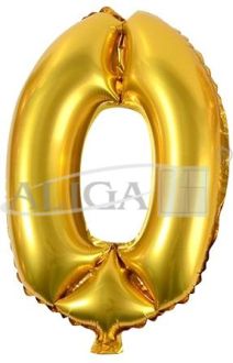 Balony foliowe cyferki BC-34/0/Z 34" złote, 86 cm