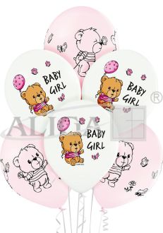 Balony BN06-672 - Dziewczynka -  op. 6 szt. PROM