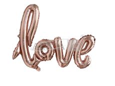 Balony foliowe BF-7644 LOVE różowo złote PROM