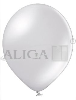 Balony BAL23-302M metal., kolor srebrny, rozm. 23cm, op. 100szt.