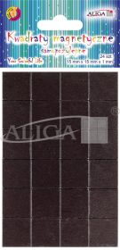 Kwadraty magnetyczne MAG-9225 samoprzylepne, rozm. 15mm x 15mm x 1mm, op. 24szt.