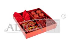 Zestaw świąteczny SGD-4756 czerwony, w pudełku