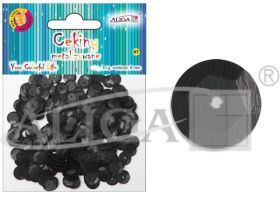 Metallised sequins MT-0211(87)Black 10g.