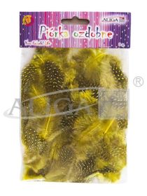 Feathers speckled Yellow (PN-02) 3g