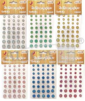 Dżety JET-7111 kryształki samoprzylepne, mix wielkości ,