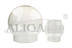 Kula plastikowa ABS-1847 z podstawką, op. 2szt.: rozm. 8cm i 14cm