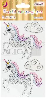 Dżety JET-2273 kryształki samoprzylepne, jednorożce PROM