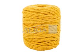 Sznurek bawełniany do makramy SBK-24 musztardowy 5mm x 100m (splot 21 nitek)