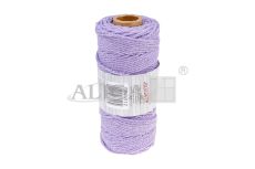 Sznurek bawełniany SBW-112 liliwy 3mm x 100m (splot 21 nitek)