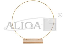 Stojak metalowy SMD-032 z drewnianą podstawką, rozm. 32cm