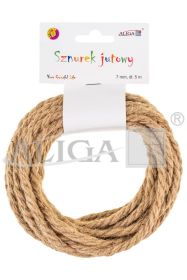 Sznurek jutowy SZJ-3506 7mm x 5m