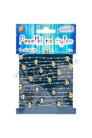 Perełki na żyłce WSP-4573 rozm. 3mm i 8mm, dł. 3m