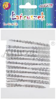 Łańcuszek ZWB-3605 w kolorze srebrnym, rozm. 2,5mm, dł. 2m
