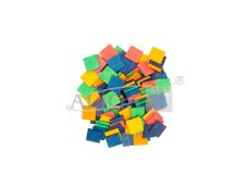 Kostki PK-2212 mix kolorów, op.100 szt., rozm. 15 x 15 x 1,3 mm PROM