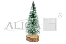 Choinka z tworzywa CHP-15 na drew. podstawce. rozm. 15cm, 1szt.