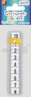Centymetr krawiecki CK-2912 dwustronny z met. końcówkami, dł. 150cm, szer. 2cm