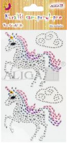 Dżety JET-2273 kryształki samoprzylepne, jednorożce PROM