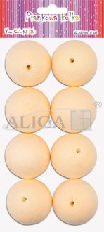 Piankowe kulki MW-1007 śr. 3cm, op.8szt.