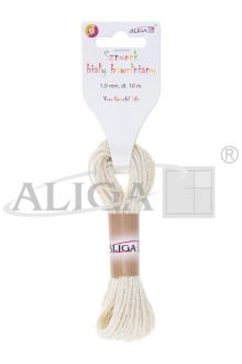 Sznurek bawełniany SB-2288 biały, 1,5mm x 10m