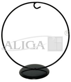 Stojak metalowy SM-8677 owalny 17x7,5x18 cm.
