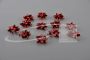Rosette2" ROZ-50-CZ 5 cm.pack.12pcs.Red