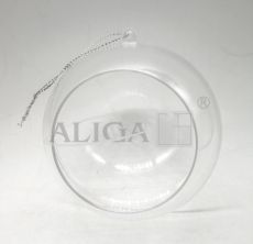 Kula akrylowa z otworem ABO-10 op.5szt. 10cm.