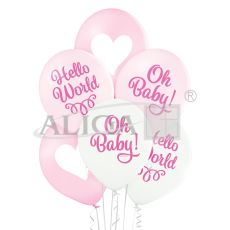Balony BN06-587 - Dla dziewczynki -  op 6 szt. PROM