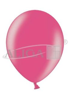 Bal.12M-064 27cm metal.ciem.róż.100szt.