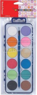 Watercolor paint MF-1838 12col./28mm
